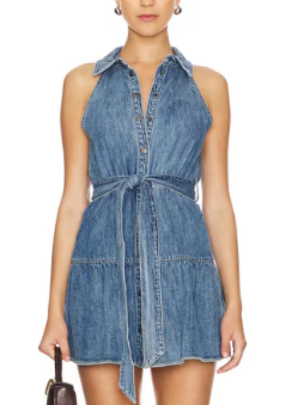 Alice + Olivia Miranda Mini Denim Dress